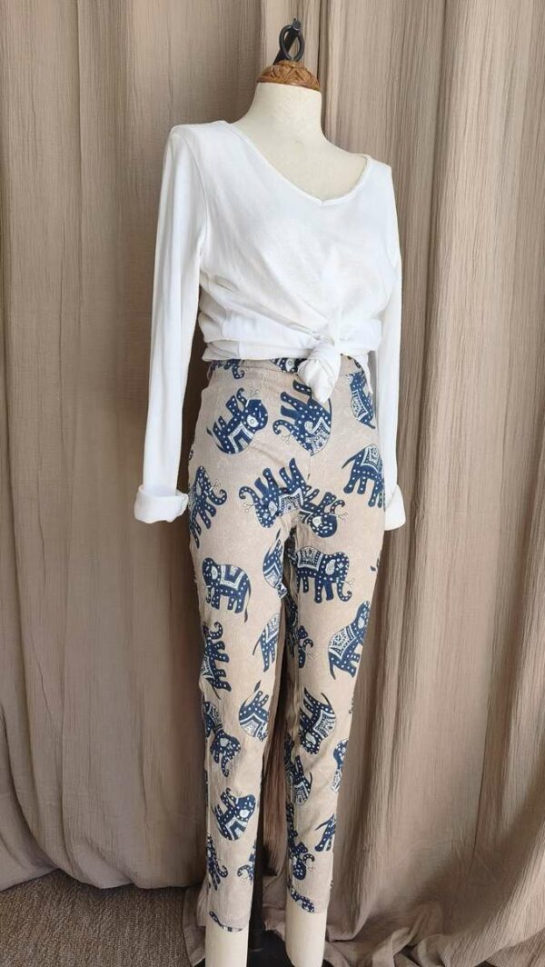 Pull maille fine blanc 100 % coton T2 (38/40)