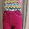 Pantalon capri fuchsia T38 – Neuf