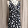 Robe vintage fleurie Jacqueline Riu T38 – Années 2000