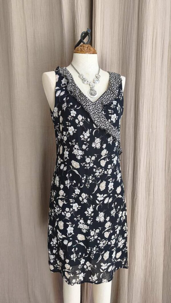 Robe vintage fleurie Jacqueline Riu T38 – Années 2000