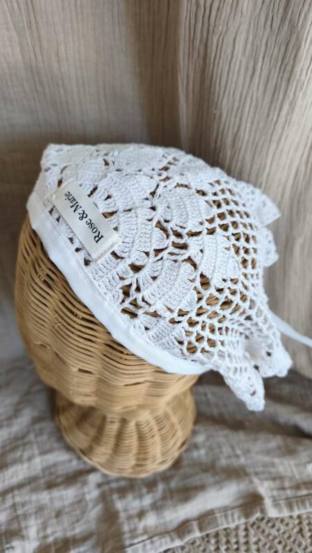 Bandana femme vintage – Foulard cheveux artisanal Made in France | Rose & Marie