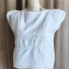 Top Rose & Marie en linge ancien brodé – Coton ancien – Taille 34/36