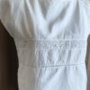 Top Rose & Marie en linge ancien brodé – Coton ancien – Taille 34/36
