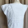 Top Rose & Marie en linge ancien brodé – Coton ancien – Taille 34/36