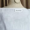 Top Rose & Marie en linge ancien brodé – Coton ancien – Taille 34/36
