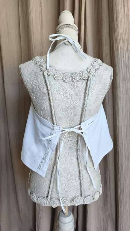 Top dos nu Rose & Marie en drap antique – Taille 38