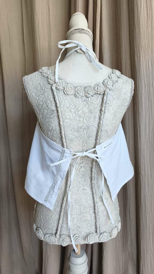 Top dos nu Rose & Marie en drap antique – Taille 38