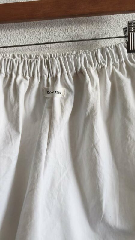 Short Rose & Marie en coton ancien – Jupon antique 1900 – Taille 38/40