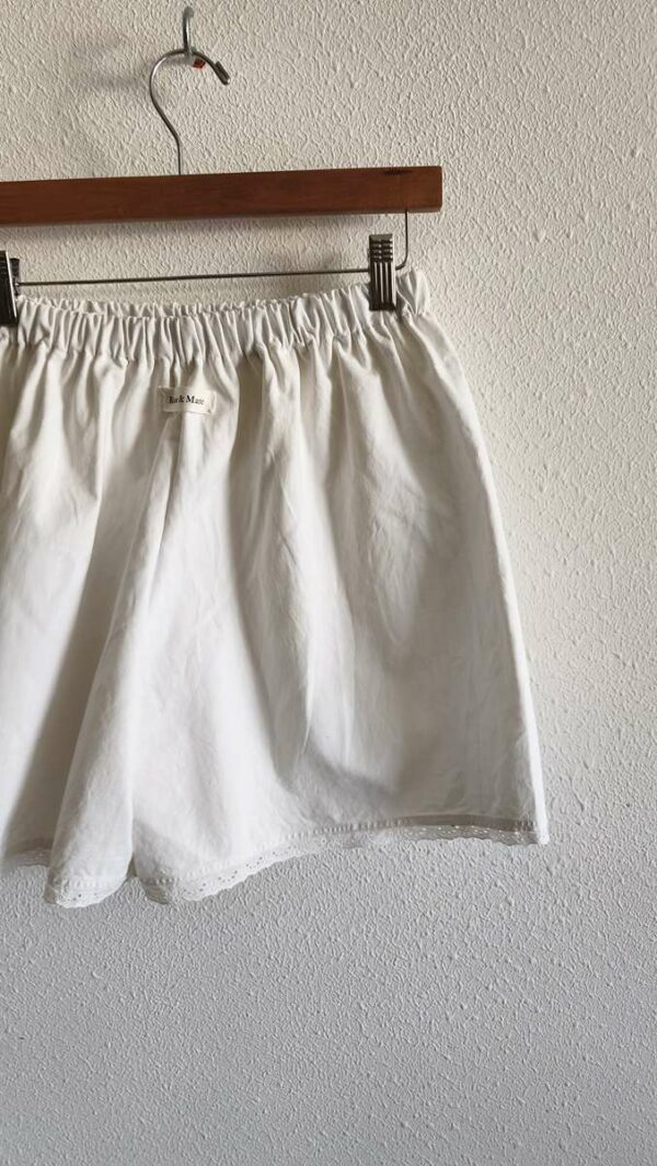 Short Rose & Marie en coton ancien – Jupon antique 1900 – Taille 38/40