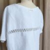 Top Rose & Marie en coton ancien brodé – Taille unique