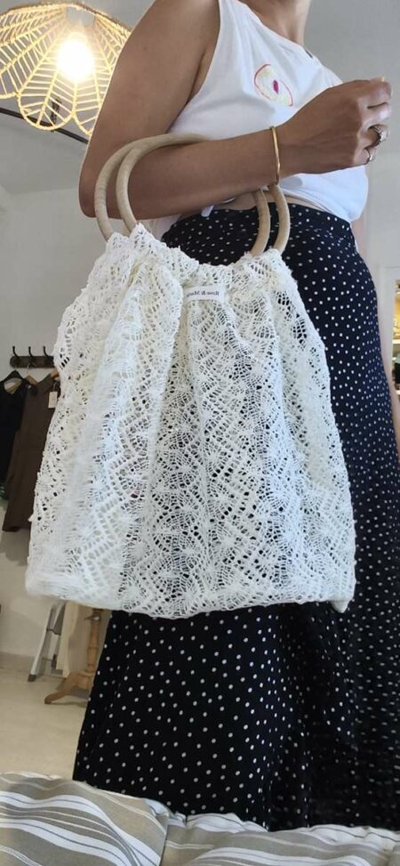 Sac bohème artisanal Rose & Marie – Pièce unique fabriquée en France