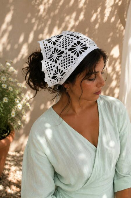 Bandana femme vintage – Foulard cheveux artisanal Made in France | Rose & Marie