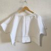 Top Rose & Marie en coton ancien brodé