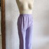Tailleur vintage parme années 80 – Made in France – Taille 38