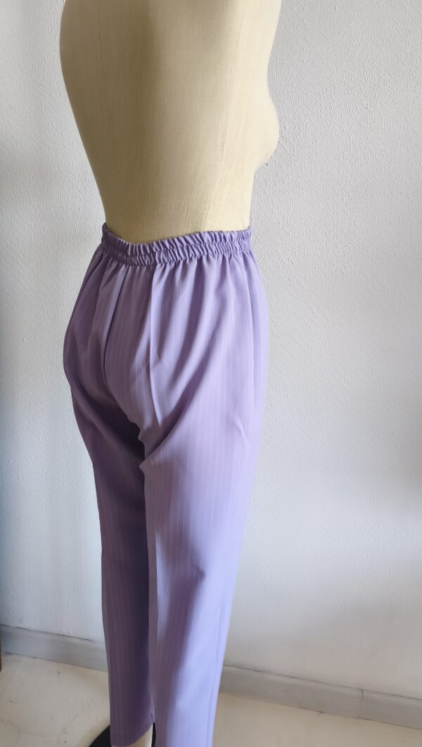Tailleur vintage parme années 80 – Made in France – Taille 38