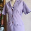 Tailleur vintage parme années 80 – Made in France – Taille 38