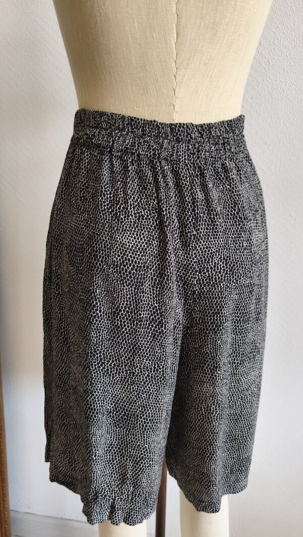 Bermuda vintage fluide en viscose – Taille 42