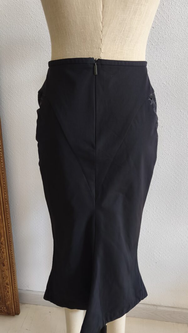 Jupe sirène vintage noire – Années 2000 – Taille 38