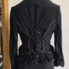 Veste vintage corset noire – Années 2000 – Taille 38
