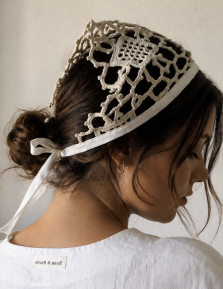 Bandana femme vintage – Foulard cheveux artisanal Made in France | Rose & Marie