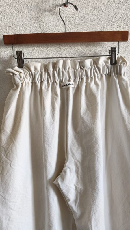 Pantalon Rose & Marie en drap antique