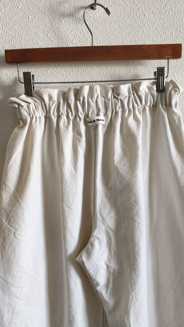 Pantalon Rose & Marie en drap antique