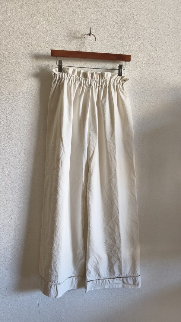 Pantalon Rose & Marie en drap antique