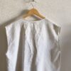 Gilet à nouettes en coton et lin ancien – Rose & Marie – Taille 42/44