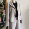 Tailleur pantalon WEILL gris perle – Taille 40