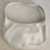 Sac Longchamp en cuir blanc – Porté épaule