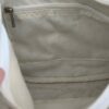 Sac Longchamp en cuir blanc – Porté épaule