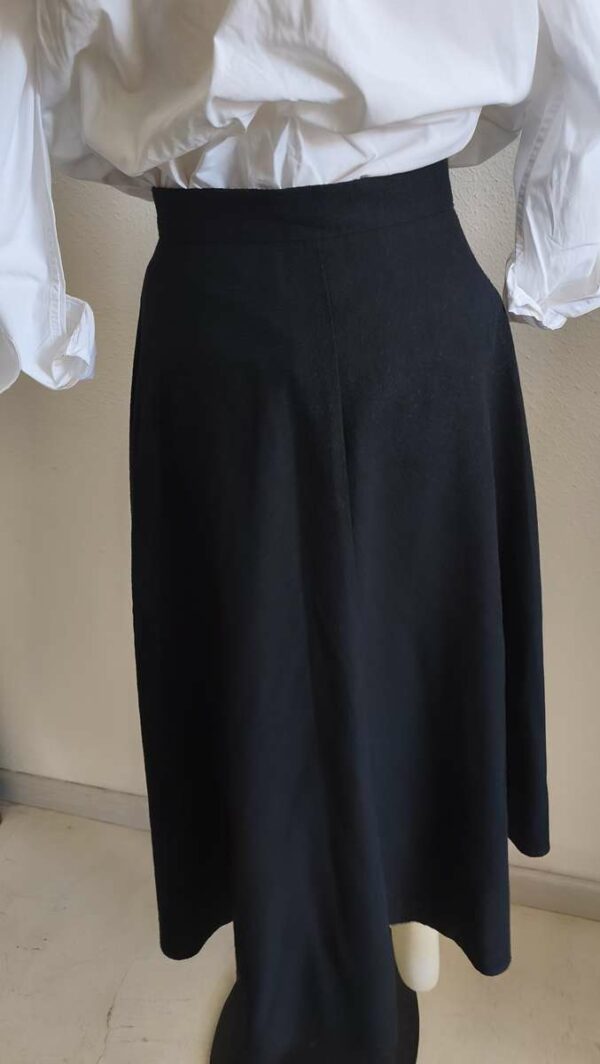 Jupe longue vintage noire – Taille 38