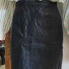 Jupe en cuir Benetton vintage – Taille 34
