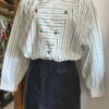 Jupe en cuir Benetton vintage – Taille 34