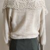 grand col romantique crochet