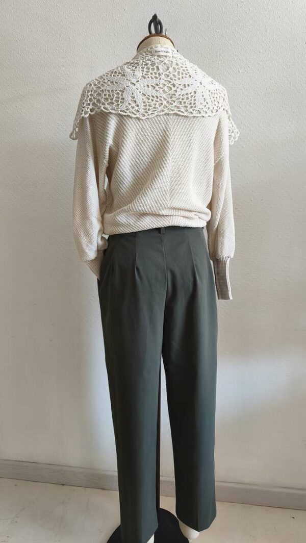 Pantalon taille haute kaki H&M – Taille 38