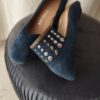 Escarpins Pedro Miralles en daim bleu – Pointure 38