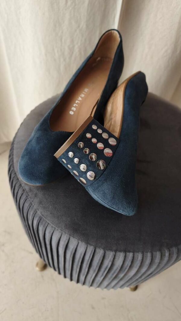 Escarpins Pedro Miralles en daim bleu – Pointure 38