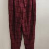 Tailleur pantalon vintage à carreaux roses – Taille 40/42