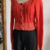 Gilet vintage en maille mohair & laine – Taille 38