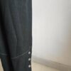 Pantalon vintage noir à boutons – Taille 38