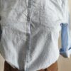 Chemisier bleu ciel en coton plumetis – Taille 46