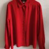 Chemisier vintage rouge Made in France – Années 80