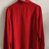 Chemisier vintage rouge Made in France – Années 80