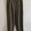 Pantalon vintage à carreaux Saint-Hilaire – Taille 42