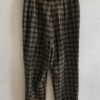 Pantalon vintage à carreaux Saint-Hilaire – Taille 42
