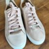 Baskets en cuir rose poudré – Pointure 36