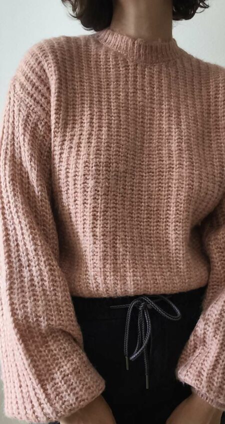 Pull maille rose Kiabi – Taille 36 – 7 €
