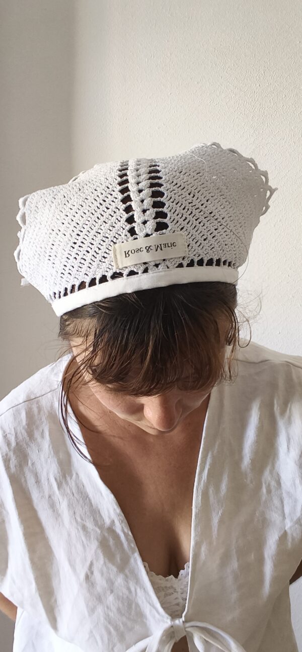 Bandana femme vintage – Foulard cheveux artisanal Made in France | Rose & Marie