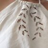 Top dos-nu en coton et lin ancien brodé – Rose & Marie – Taille 36 à 44